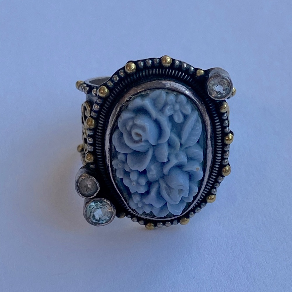 Mars and Valentine ✨ vintage cocktail ring - Picture 2 of 8
